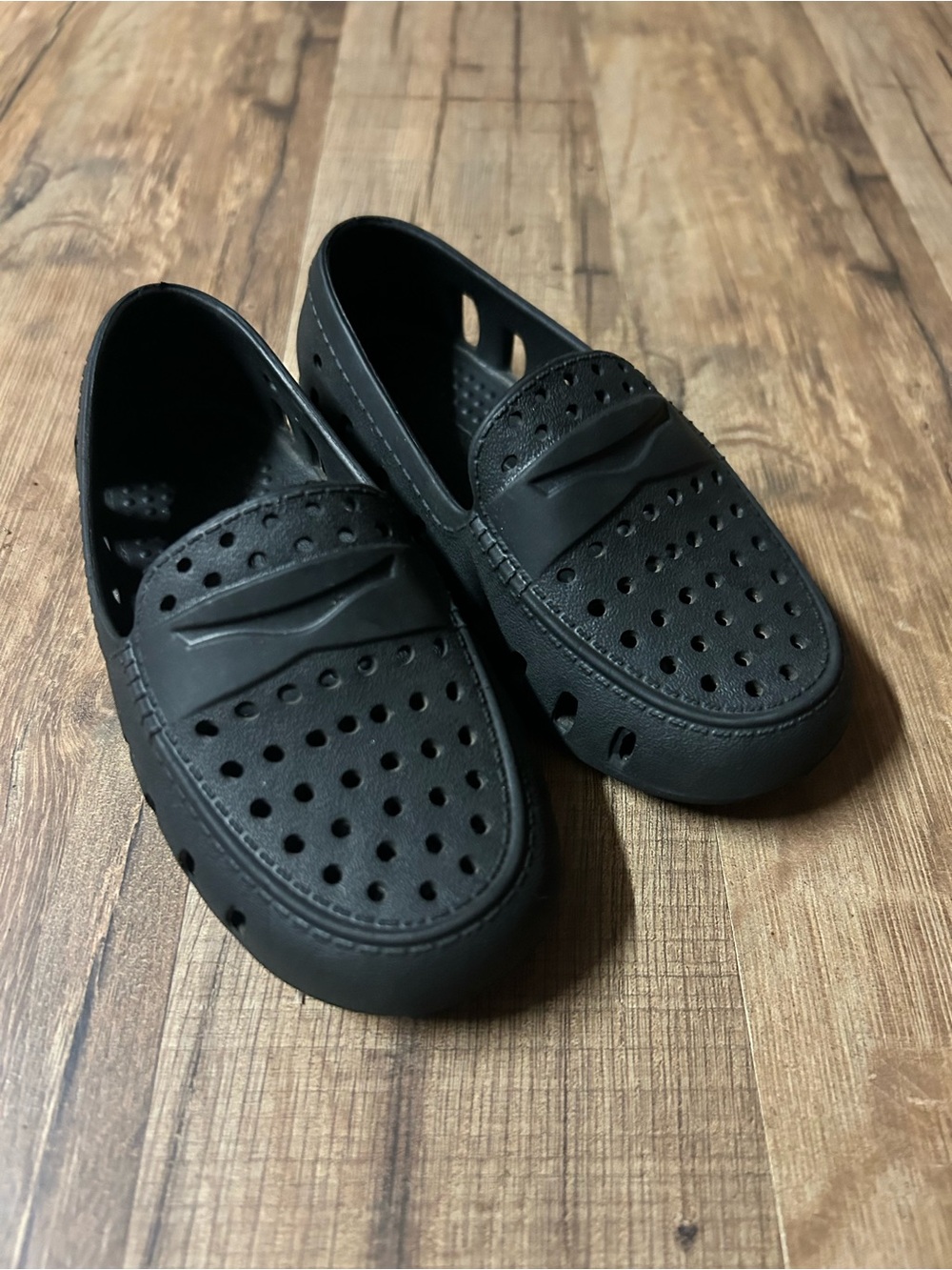 Floafers Prodigy Driver Toddler Kids Loafer Shoes Sz 7c Black Asphalt Slip On